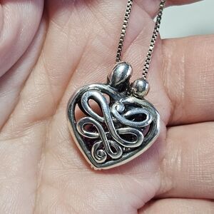 **Last Chance!! Final Sale** AGI 925 Silver Vintage Motherly Love Locket Heart